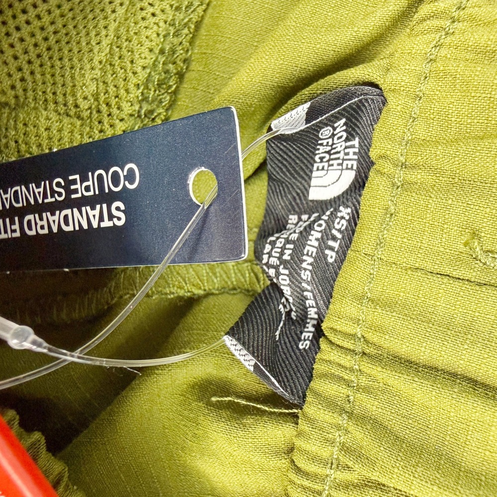 The North Face Class V Pathfinder Shorts XS Women Forest Olive Outdoor Trail NEW - Picture 4 of 9